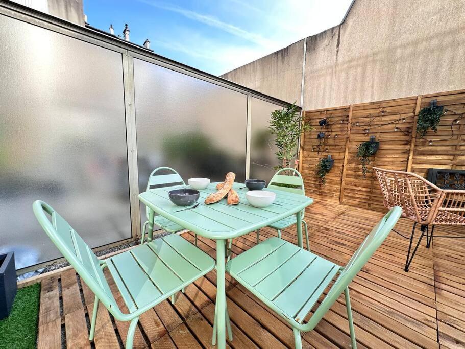 Drouet D'Erlon Duplex Spacieux, Terrasse Au Centre Reims Luaran gambar